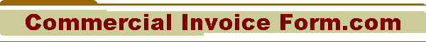 Commercial Invoice Form.com